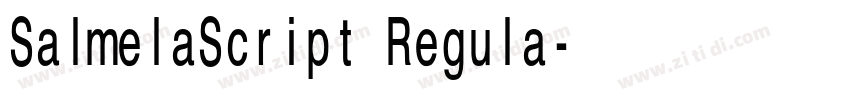 SalmelaScript Regula字体转换 SalmelaScript Regula字体转换